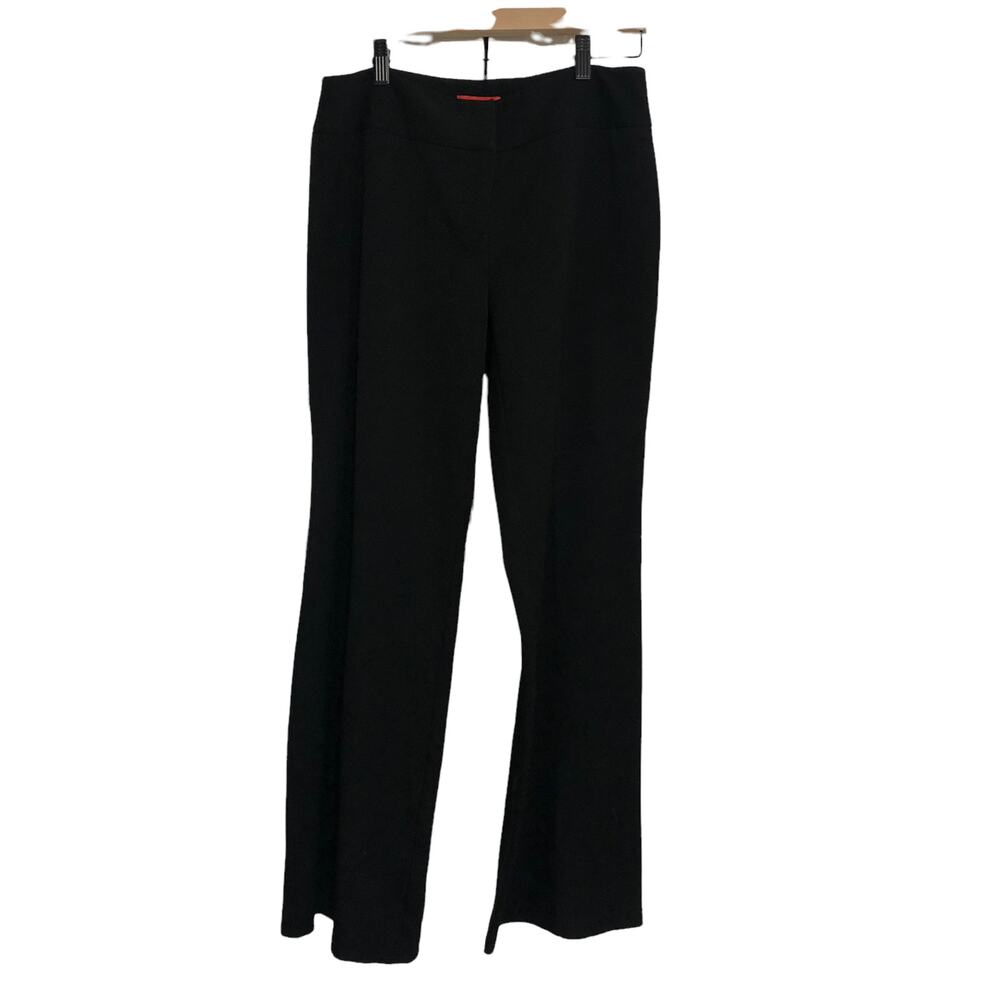 OSCAR DE LA RENTA Black Wide Leg Dress Trouser Pants SIZE 6